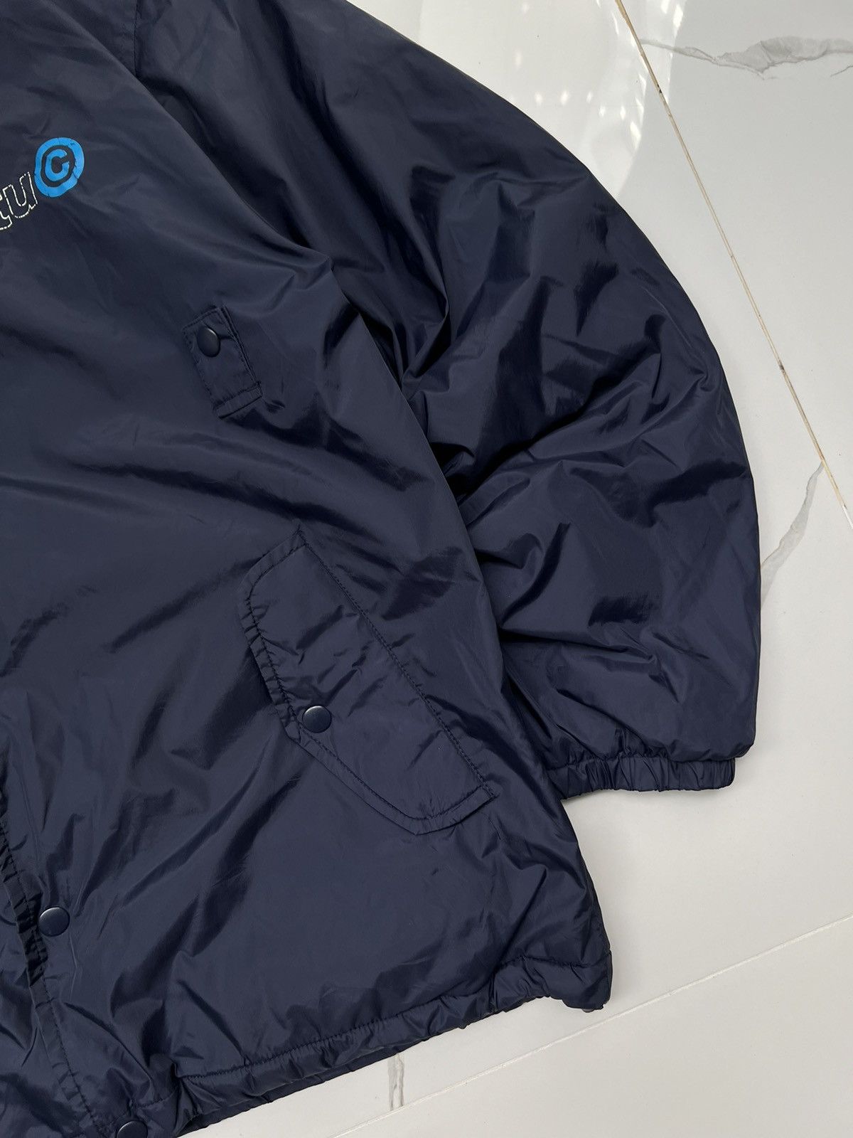 Stussy × Vintage 90's STUSSY STUC RETRO BIG LOGO RARE JACKET Y2K Size US L / EU 52-54 / 3 - 3 Thumbnail