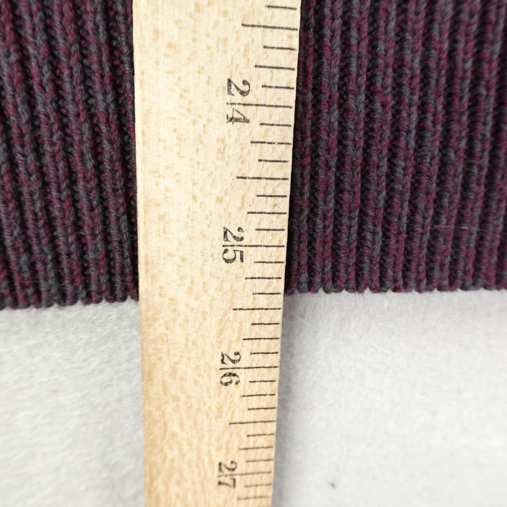 Vintage Cabelas Sweater Mens 2XL Purple Henley Ragg Heavyweight Thick Knit Pullover Size US XXL / EU 58 / 5 - 6 Thumbnail