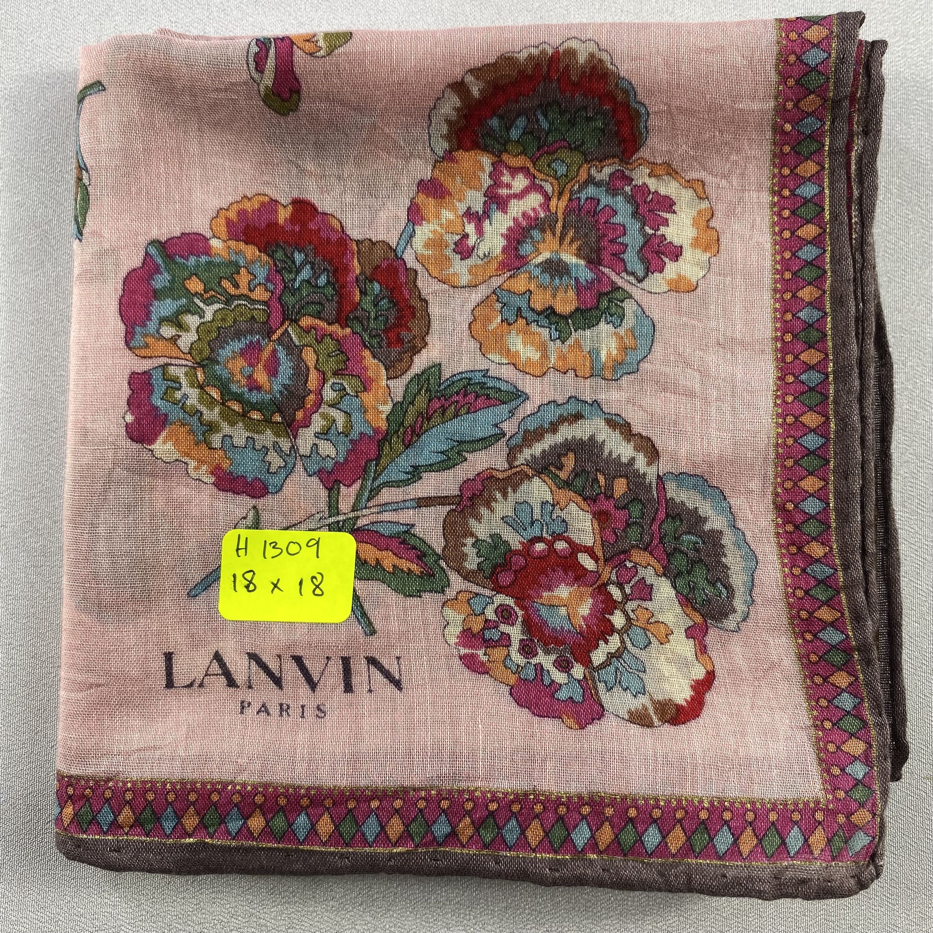 Lanvin × Vintage Lanvin Bandana/ Handkerchief / Neckerchief Size ONE SIZE - 5 Thumbnail