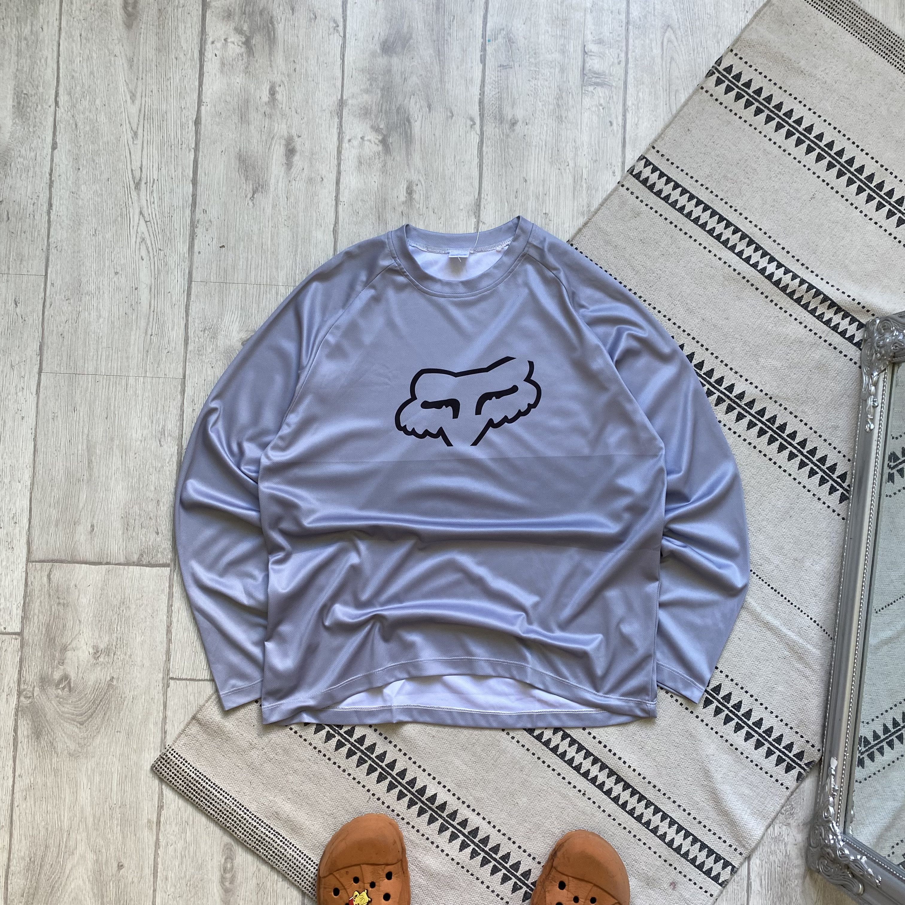 Fox Racing 🦊 Fox Racing jersey Moto longsleeve Y2K Gray Size US M / EU 48-50 / 2 - 1 Thumbnail