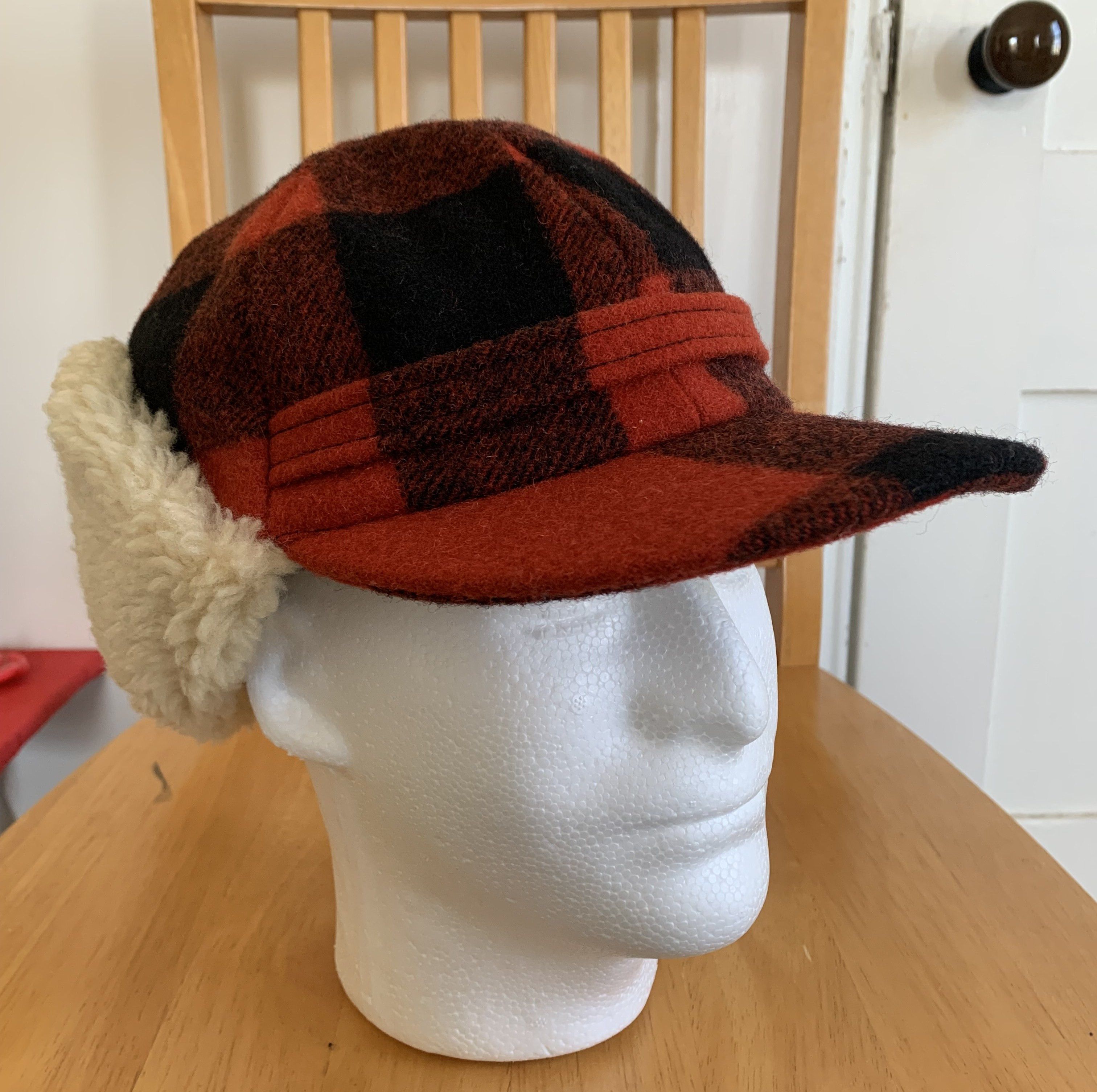 Number (N)ine FW08 Wool Check Hat Size ONE SIZE - 6 Thumbnail