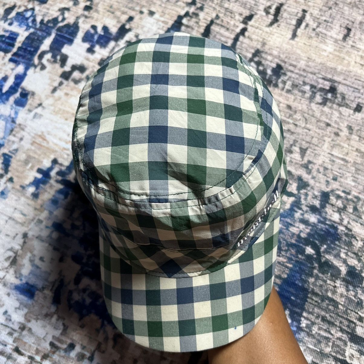 Japanese Brand × Montbell 💥Mont Bell Checkered Spell Out Cap Hats Size ONE SIZE - 3 Thumbnail