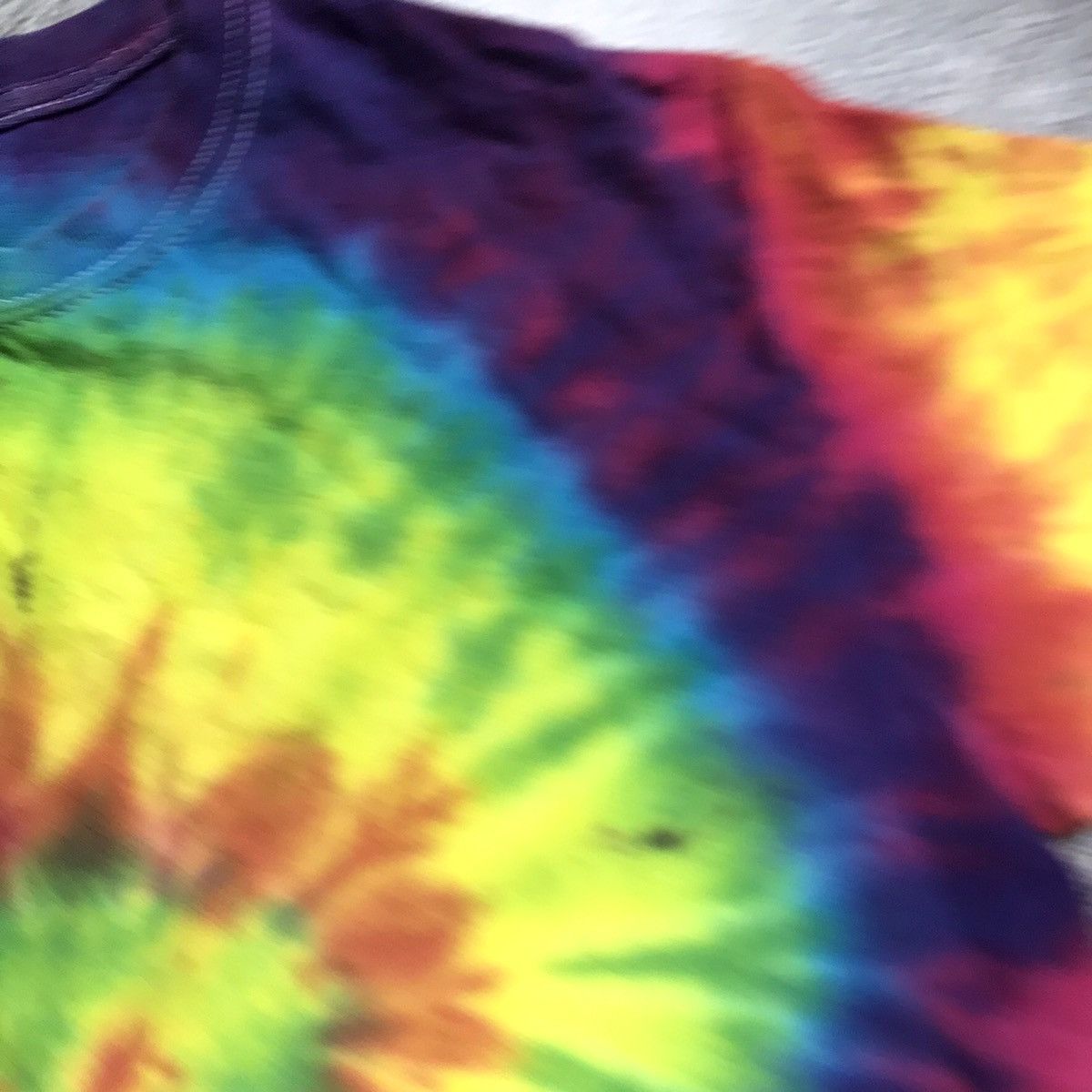 Vintage Vintage Y2K Tie Dye Graphic Tee Rave Streetwear Baggy Slim S Size US S / EU 44-46 / 1 - 3 Thumbnail
