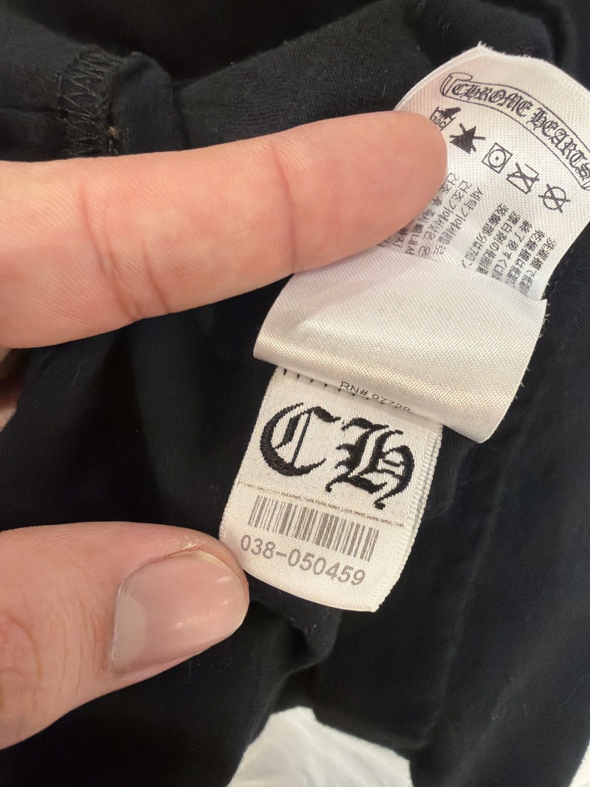 Chrome Hearts Chrome Hearts 1988 Neck Logo Black/Blue L/S Size US XL / EU 56 / 4 - 9 Thumbnail