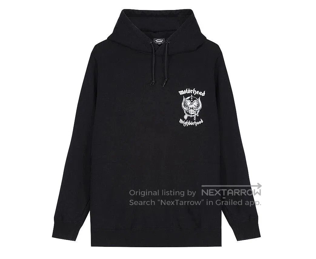 Neighborhood neighborhood x Motorhead black hooded sweatshirt. Size US L / EU 52-54 / 3 - 5 Thumbnail
