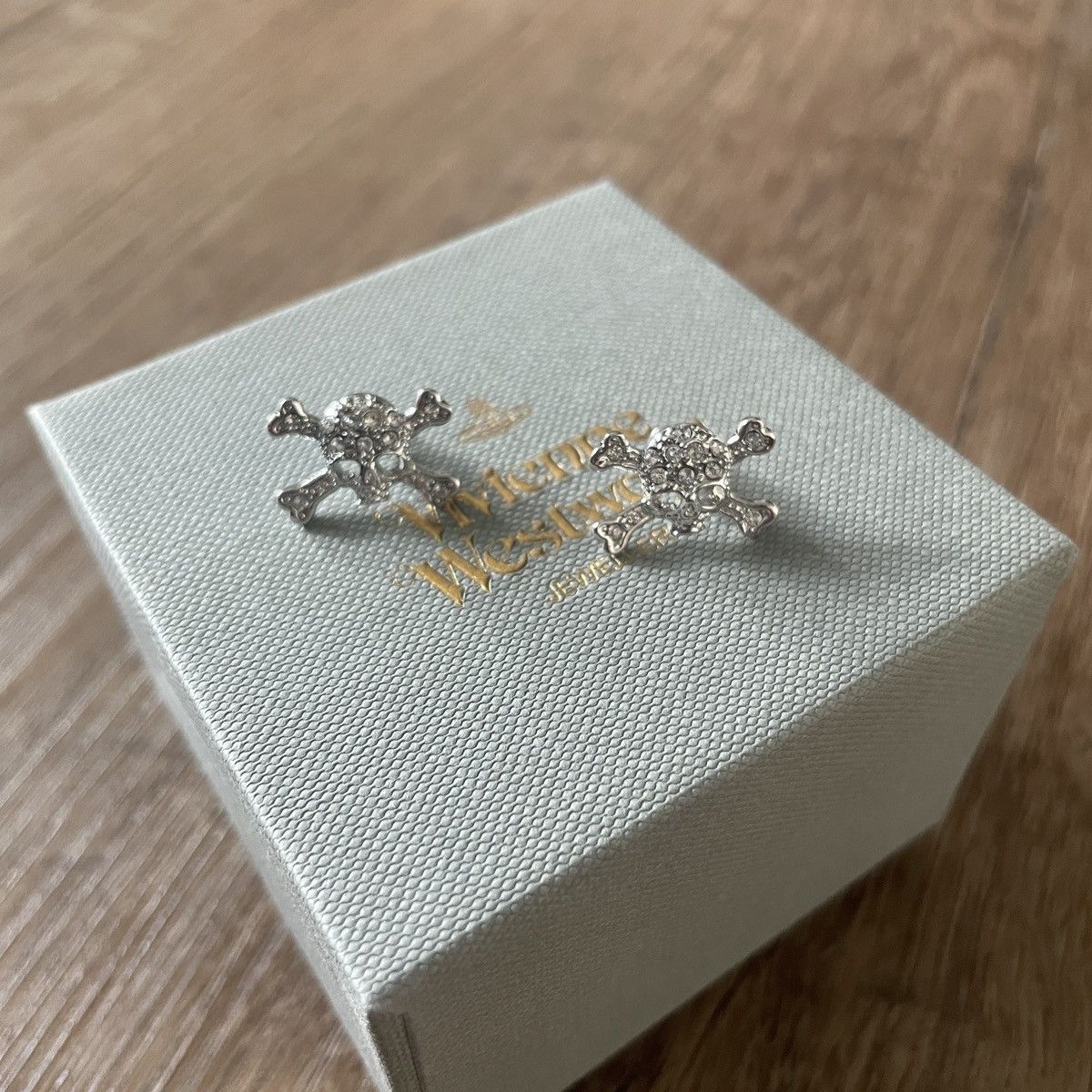 Vivienne Westwood skull earrings