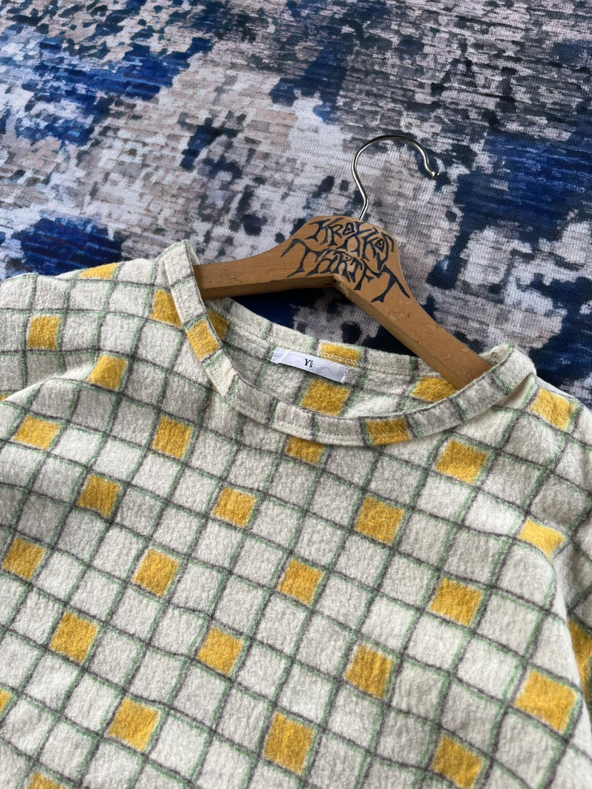 Yohji Yamamoto 💥STEALS💥 Y’s Yohji Yamamoto Tetris Block Crop Long Sleeve Size L / US 10 / IT 46 - 3 Thumbnail