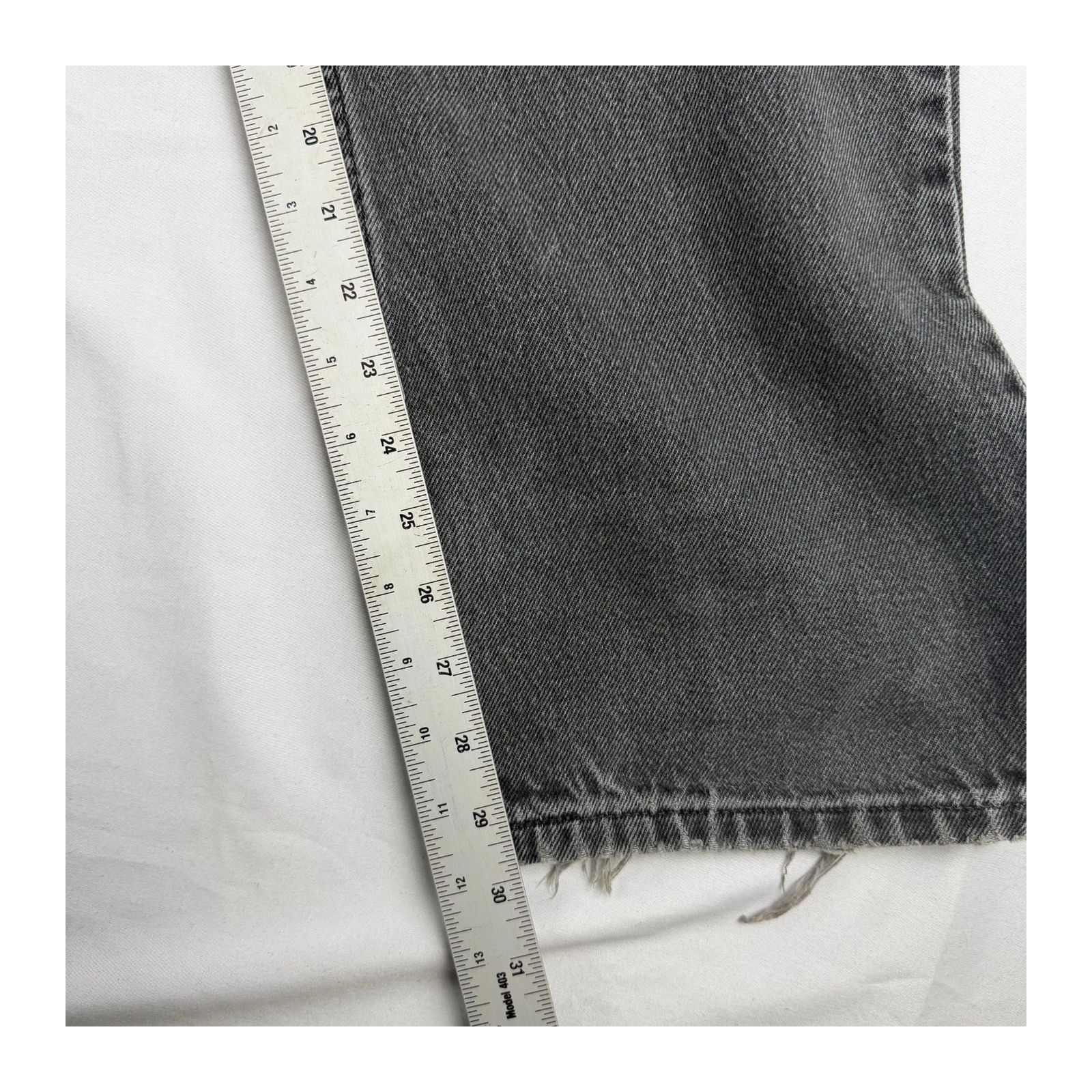 Levi's Levi’s Mens 550 Relaxed Fit Straight Black Dark Denim Jeans Size US 33 - 6 Thumbnail