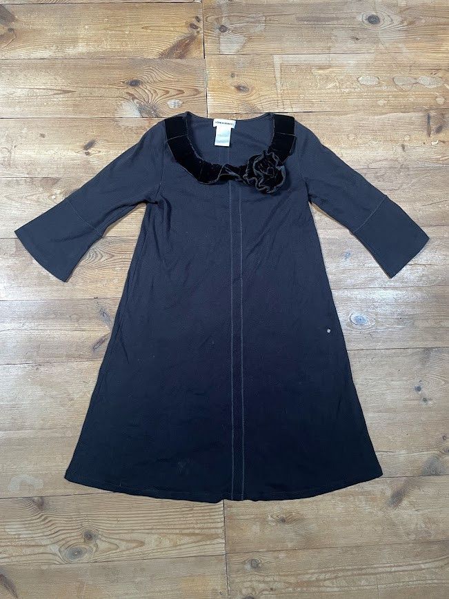 Sonia Rykiel Sonia Rykiel black formal casual midi dress Size S / US 4 / IT 40 - 1 Thumbnail