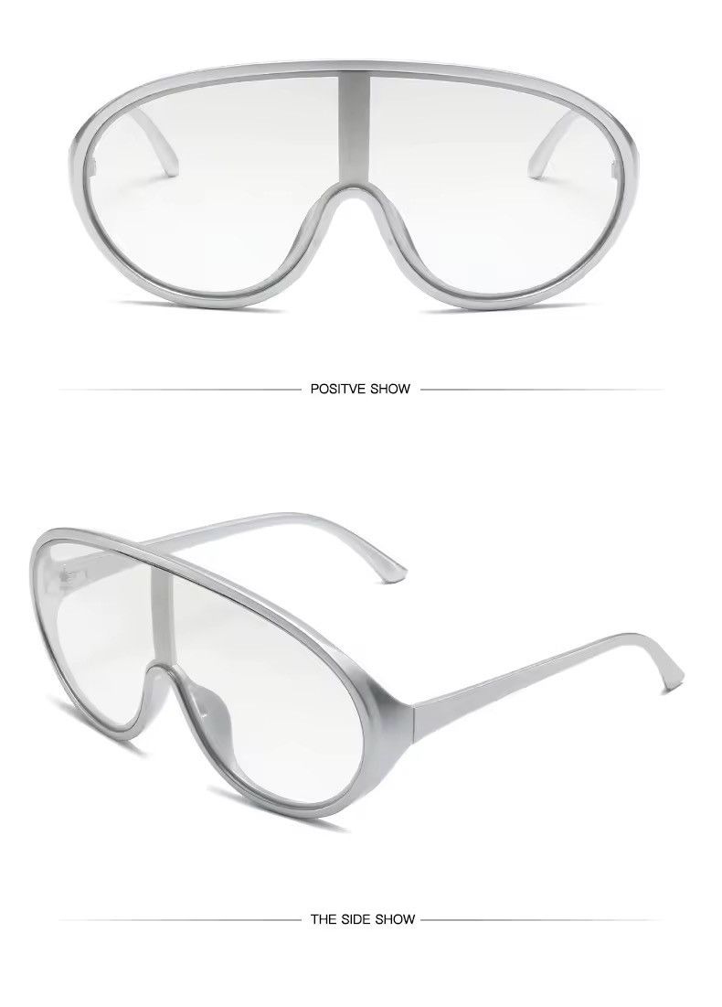 Electric Visual Oversize One Piece Sunglasses Size ONE SIZE - 2 Thumbnail