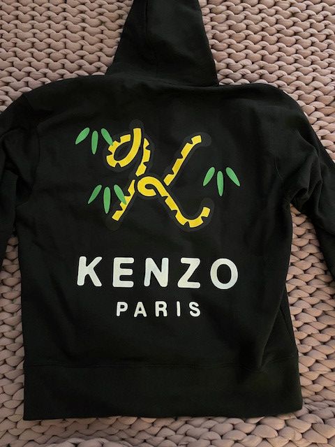 Kenzo Kenzo Black Hoodie - Size L Size US L / EU 52-54 / 3 - 4 Thumbnail