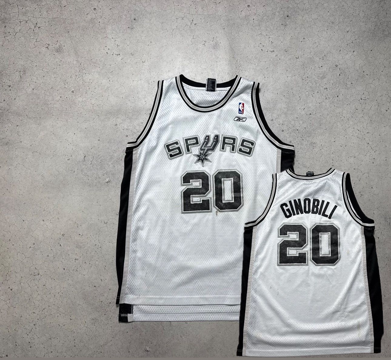 Reebok Reebok NBA San Antonio Spurs Manu Ginobili Jersey Shirt Size US XL / EU 56 / 4 - 1 Thumbnail