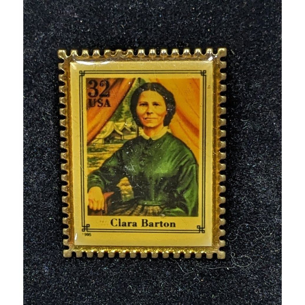 Other Vintage 90s Clara Barton Stamp USPS Officially Licensed Lape Size ONE SIZE - 3 Thumbnail