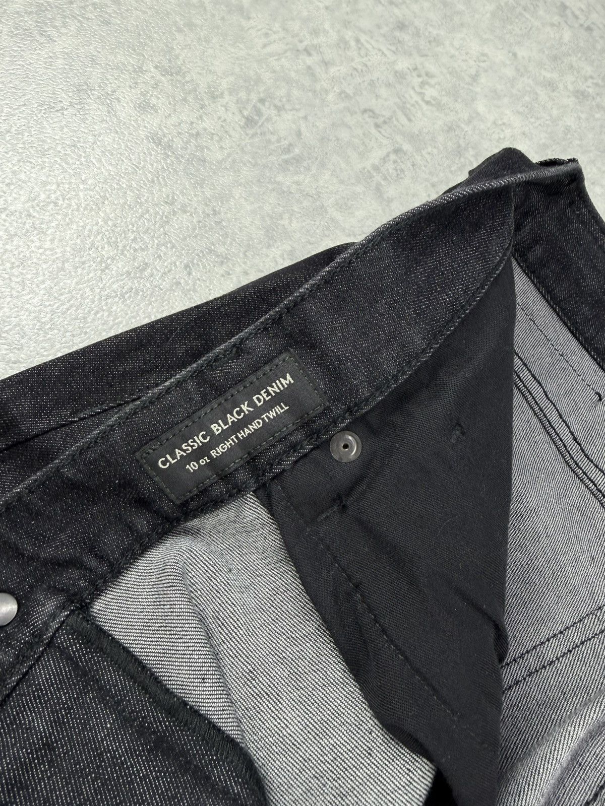 Z Zegna Z Zegna Black Denim Jeans Classic Fit W34 Size US 34 / EU 50 - 8 Thumbnail