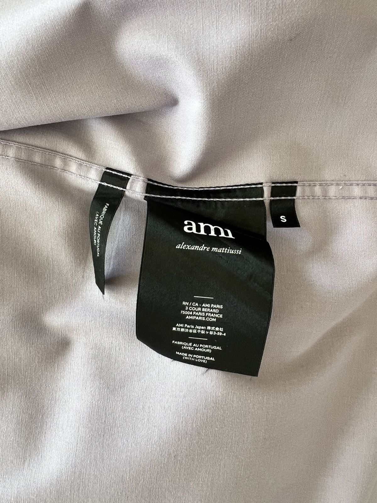 AMI AMI lilac work shirt Size US S / EU 44-46 / 1 - 5 Thumbnail