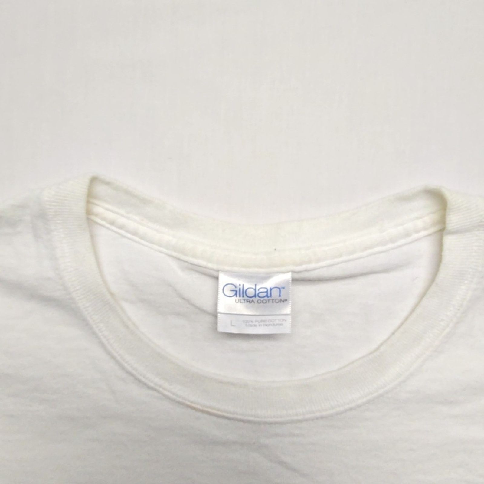 Gildan Curves Road Trip Shirt Womens White L Fitness Graphic Tee Size L / US 10 / IT 46 - 3 Thumbnail