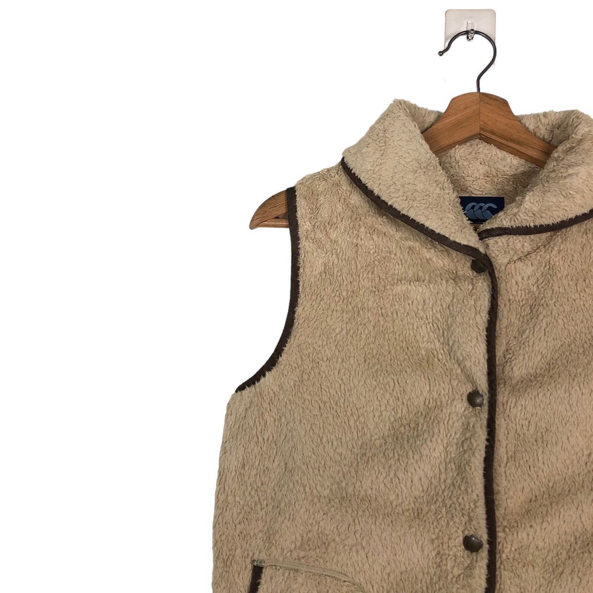 Canterbury of New Zealand 🔥VINTAGE FLEECE VEST DIPE PILE CANTERBURY Size US M / EU 48-50 / 2 - 7 Thumbnail