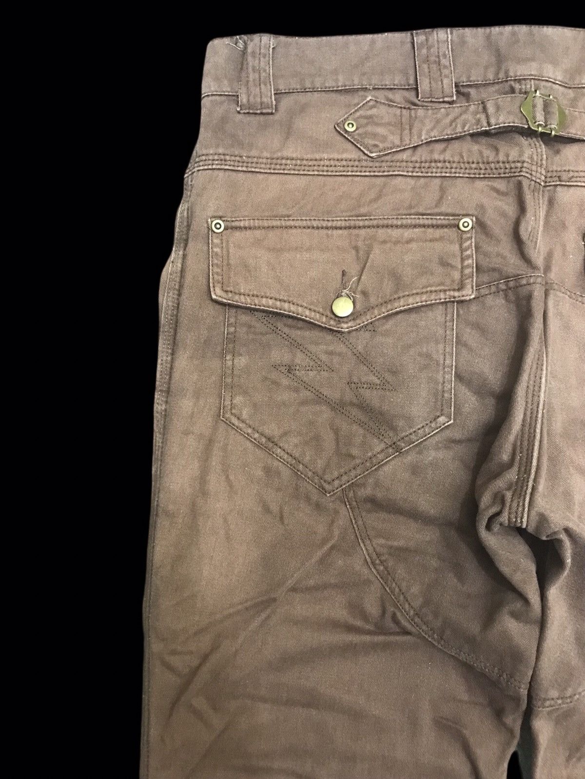 Japanese Brand 💥FLARE💥AIR FISH BIKER DOUBLE KNEE MULTIPOCKETS PANT F360 Size US 33 - 11 Thumbnail