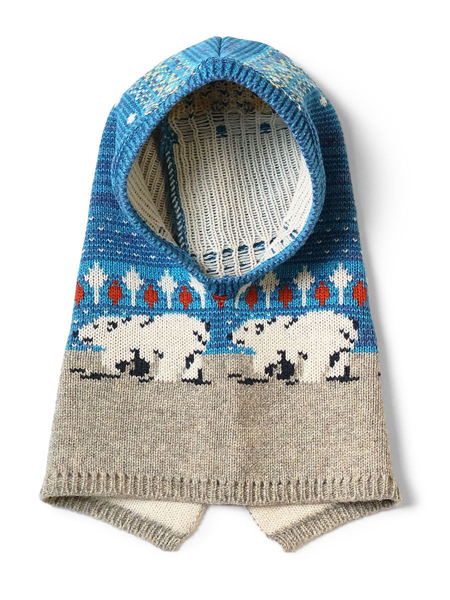 Kapital kapital 5G Wool Polar Bear Balaclava beanie Size ONE SIZE - 1 Thumbnail