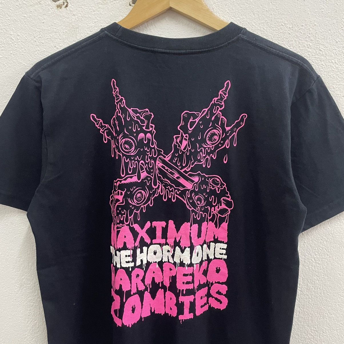 Band Tees × Japanese Brand × Vintage 🔥🇯🇵Maximum The Hormone Dead Man Hungry Zombies Promo Tee Size US M / EU 48-50 / 2 - 4 Thumbnail