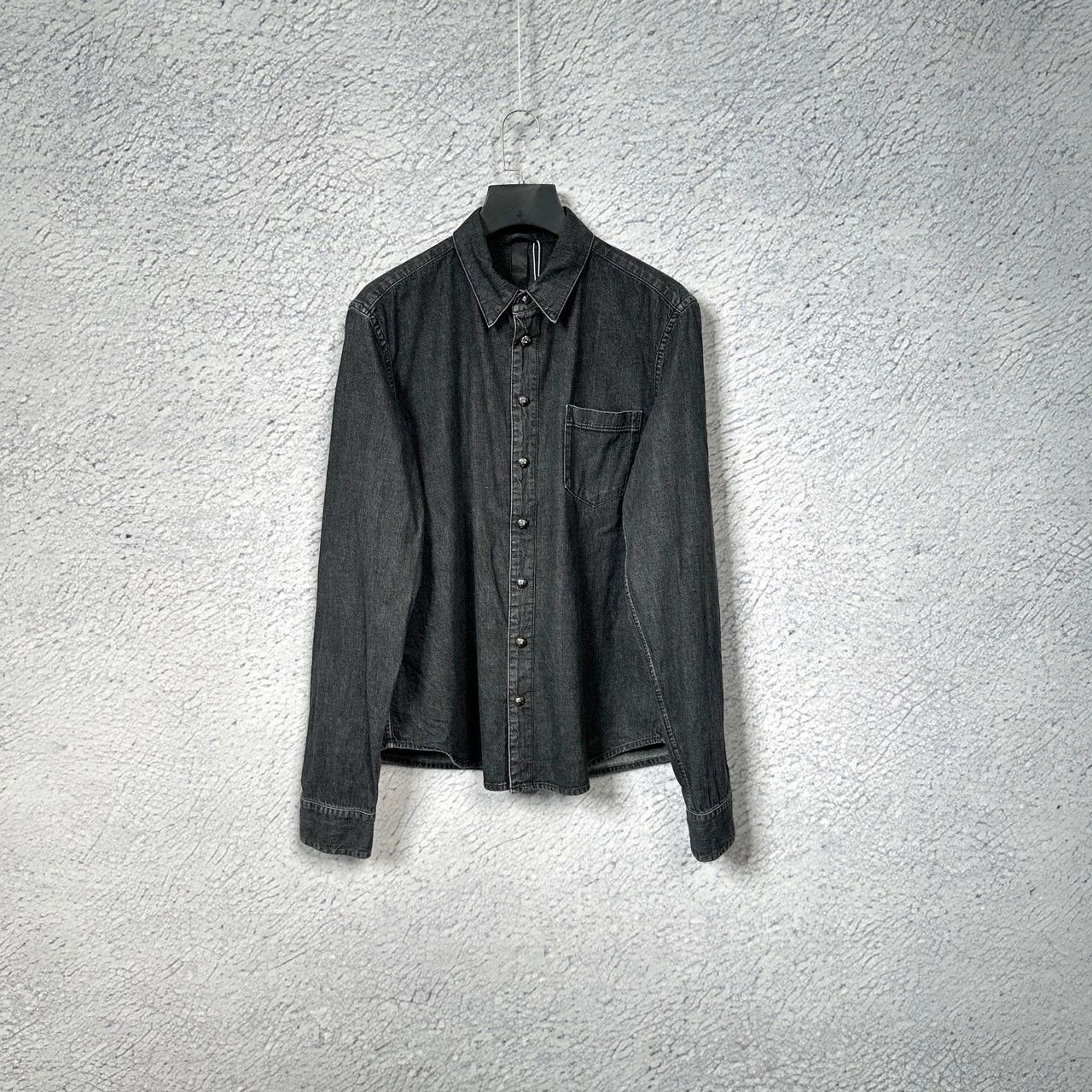 Chrome Hearts chrome hearts wash gray denim shirt Size US L / EU 52-54 / 3 - 2 Thumbnail