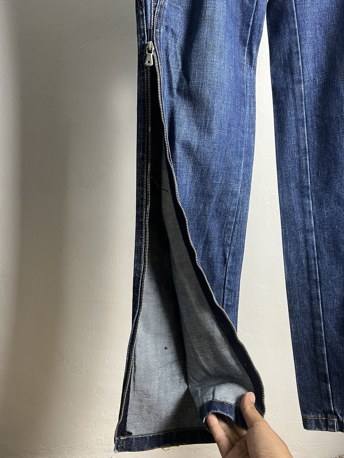 Dolce & Gabbana SS2003 Dolce&Gabbana Side Zipper Denim Jeans Size US 33 - 2 Thumbnail