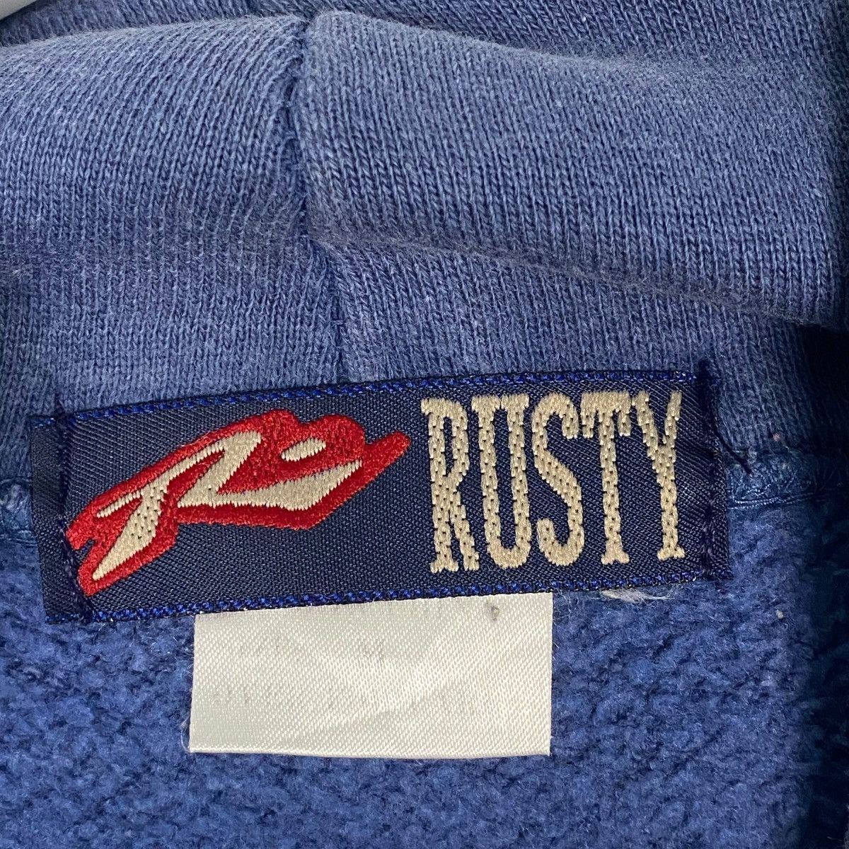 Other Vintage Rusty Hoodie Sweater NavyBlue Pullover Jumper SizeXL Size US XL / EU 56 / 4 - 7 Thumbnail