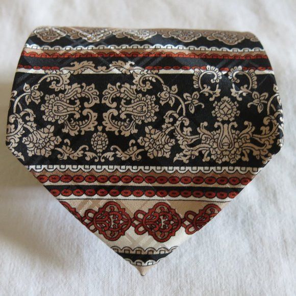 Lanvin Lanvin Multicolor Stripe 100% Silk Neck Tie Size ONE SIZE - 1 Thumbnail