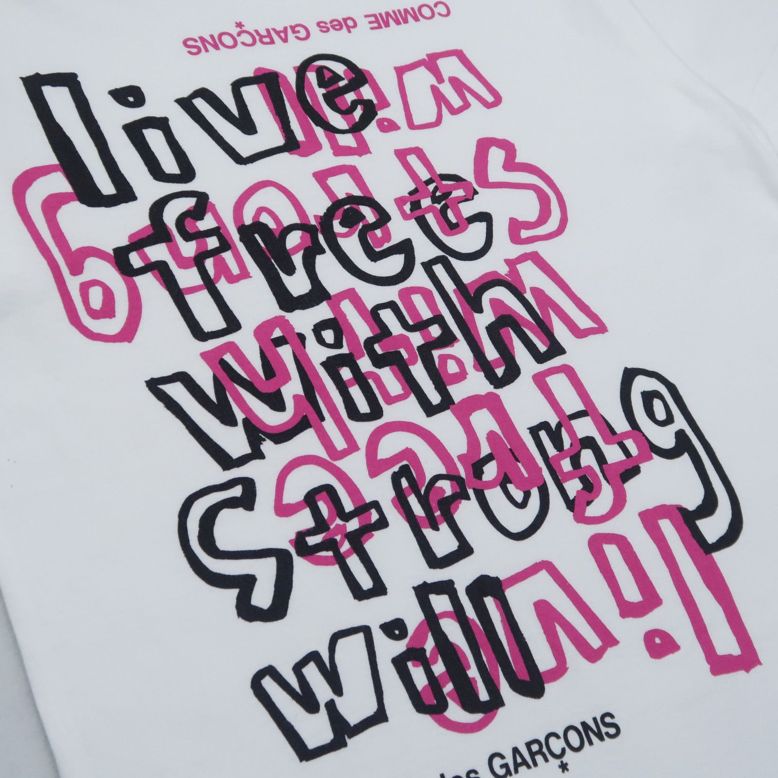 Comme des Garcons Comme des Garcons Live Free With Strong Will Double Tee Size US S / EU 44-46 / 1 - 18 Thumbnail