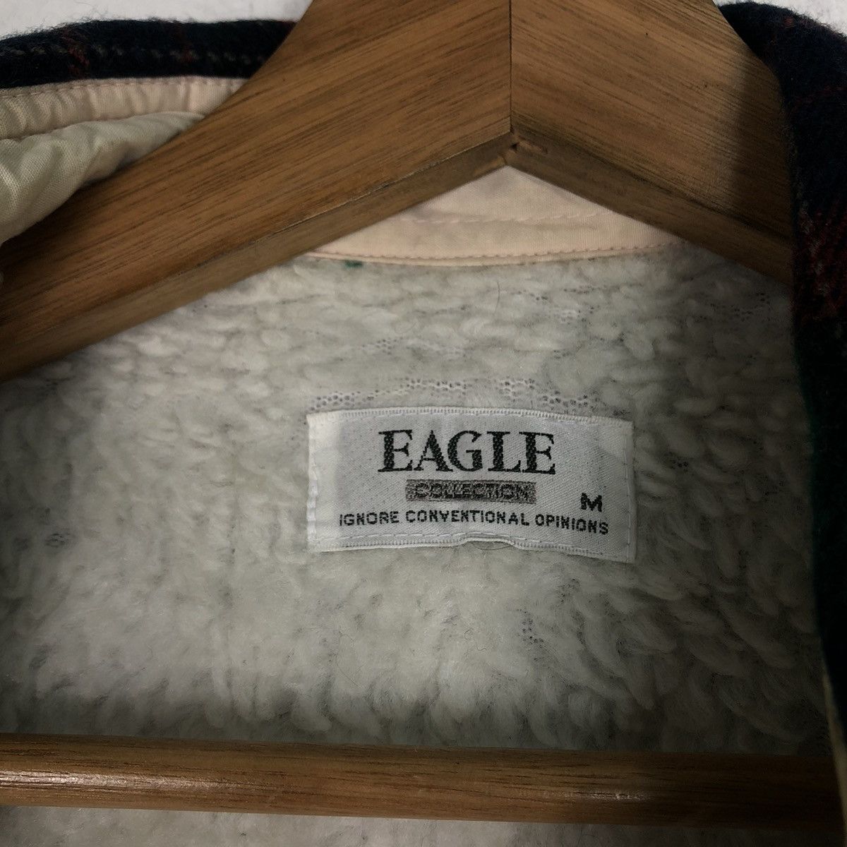 Flannel 🔥Vtg Flannel Wool Jacket Eagle Japan Tartan Design Checked Size US M / EU 48-50 / 2 - 16 Thumbnail