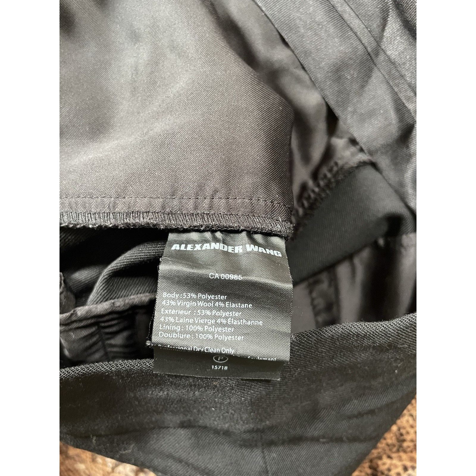 Alexander Wang Alexander Wang Black Tapered Tailored Trouser High Waist 2 Size 26" / US 2 / IT 38 - 5 Thumbnail
