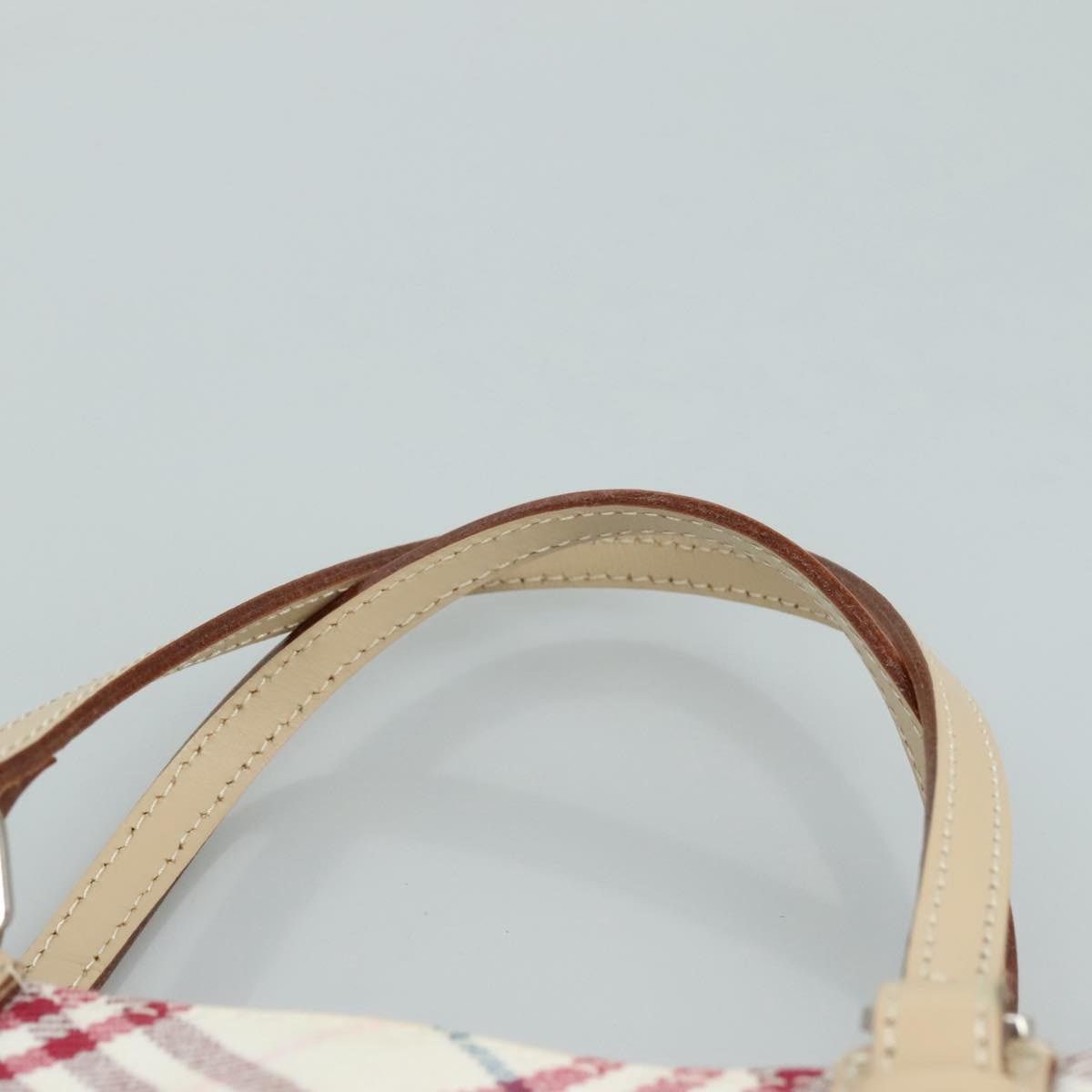 Burberry Burberry Nova Check Blue Label Hand Bag Canvas Beige Size ONE SIZE - 8 Thumbnail