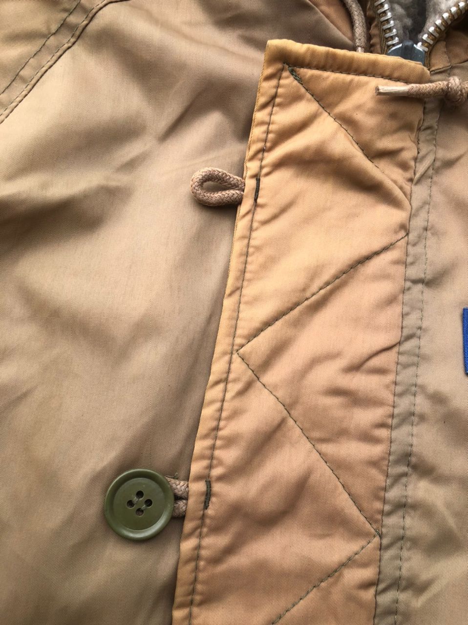 Vintage Vintage USAF Fur Sherpa Bomber Jacket Faded Size US M / EU 48-50 / 2 - 7 Thumbnail