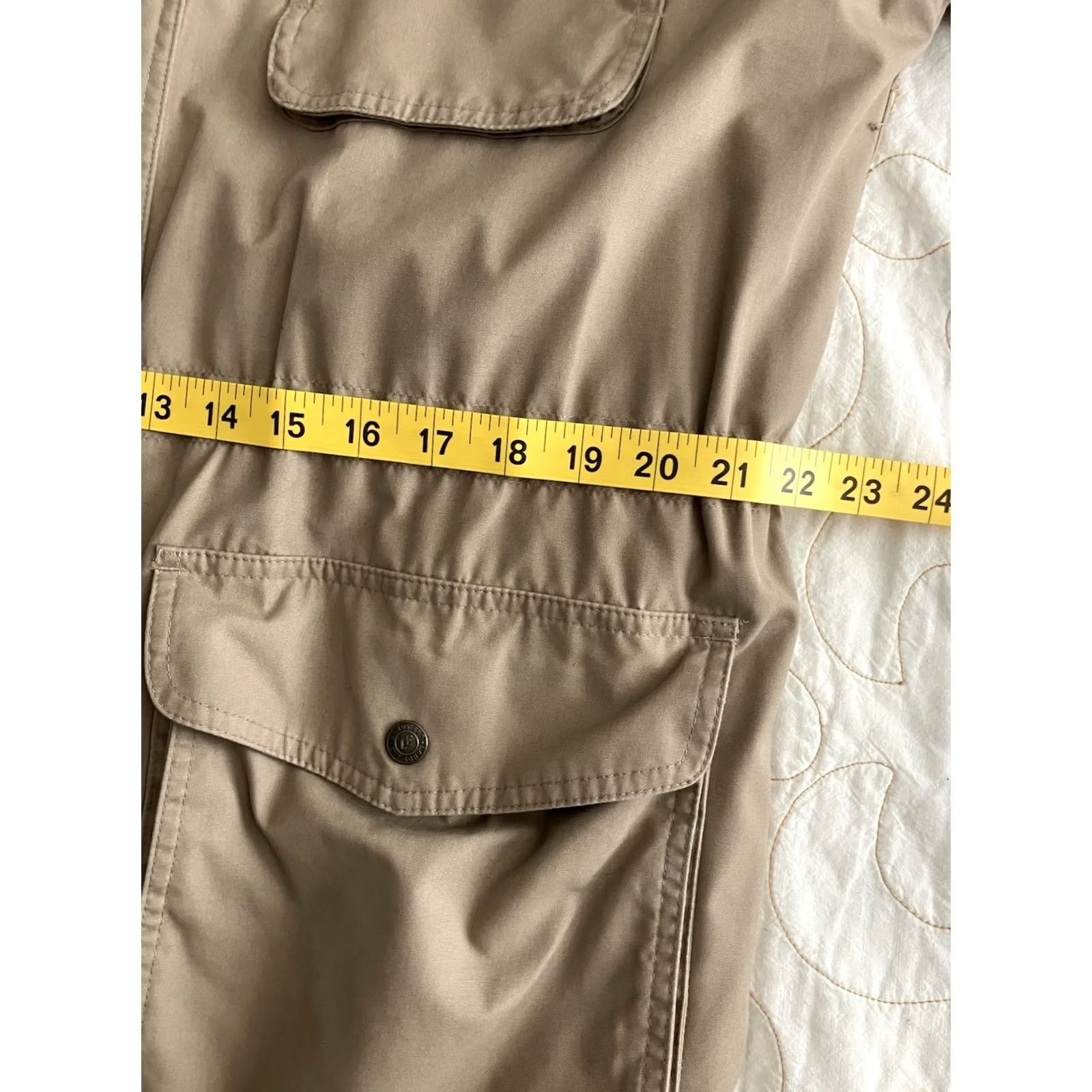 Lands' End VINTAGE Lands' End Parka Jacket Chore Thinsulate Long Beige Plaid Wool Lined M Men Size US M / EU 48-50 / 2 - 6 Thumbnail