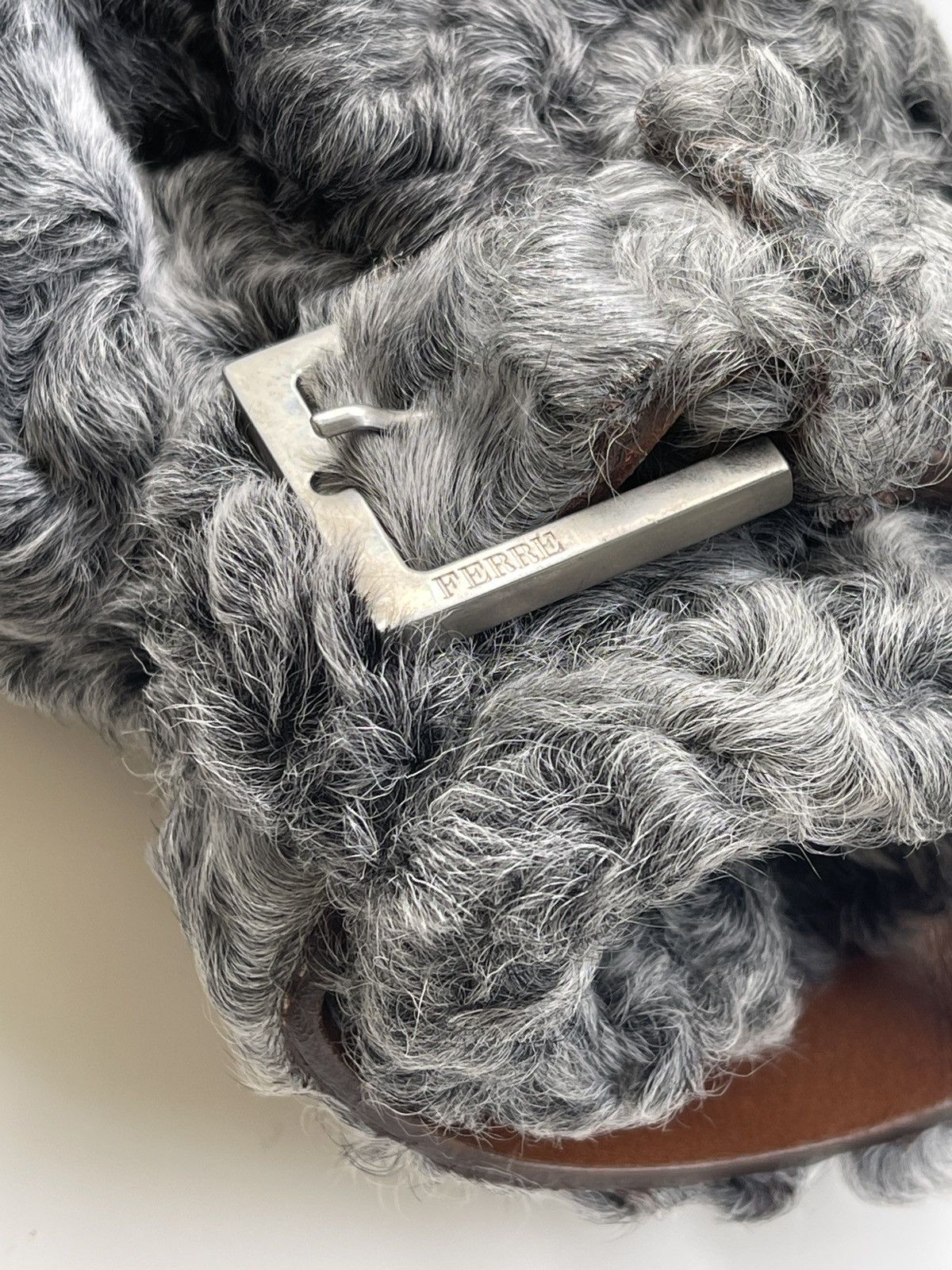Gianfranco Ferre Luxury Curly Fur 100% Pelle Leather Size M / US 6-8 / IT 42-44 - 13 Thumbnail