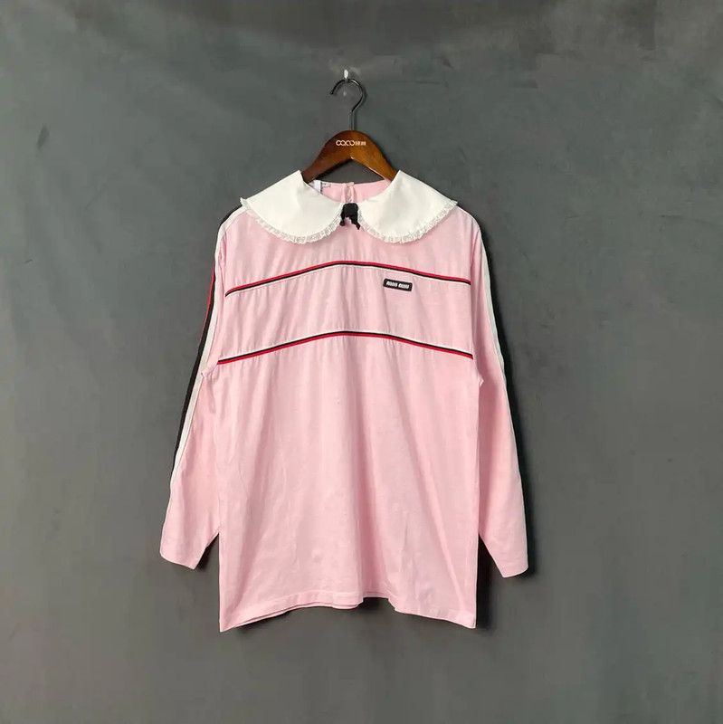 Miu Miu Miu Miu Pink Cotton Women's Dress 0089 Size XS / US 0-2 / IT 36-38 - 1 Thumbnail