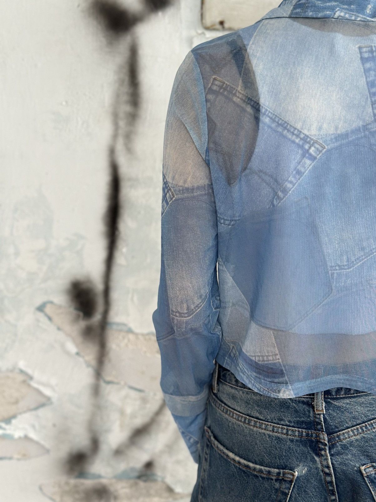 Primark VTG Archival Top Shirt Button Up Size M Staff Pick 00s USA Size M / US 6-8 / IT 42-44 - 9 Thumbnail