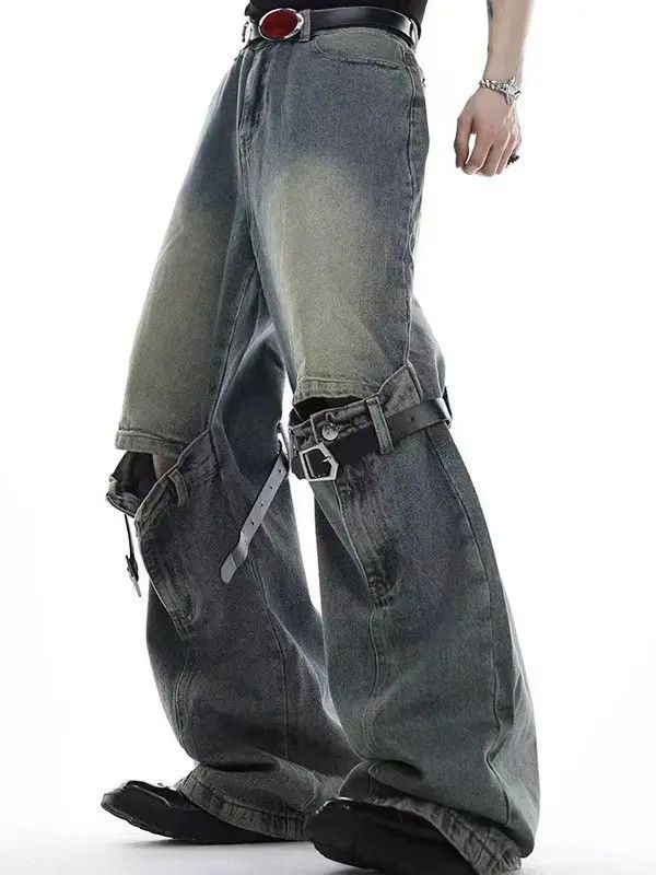 Designer × Japanese Brand Streetwear Designer Hip Hop Loose Casual Pants Size US 31 - 3 Thumbnail