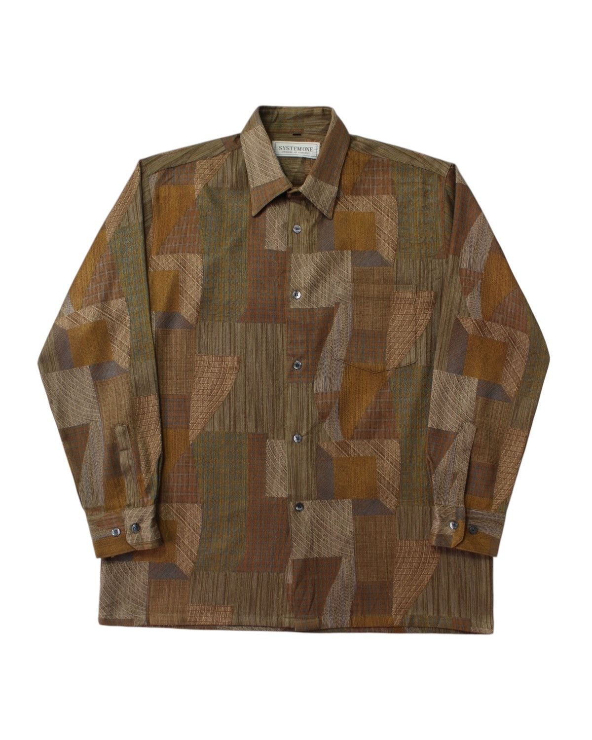 Vintage 2000S SYSTEM ONE HEAVY SHIRT Size US L / EU 52-54 / 3 - 1 Thumbnail