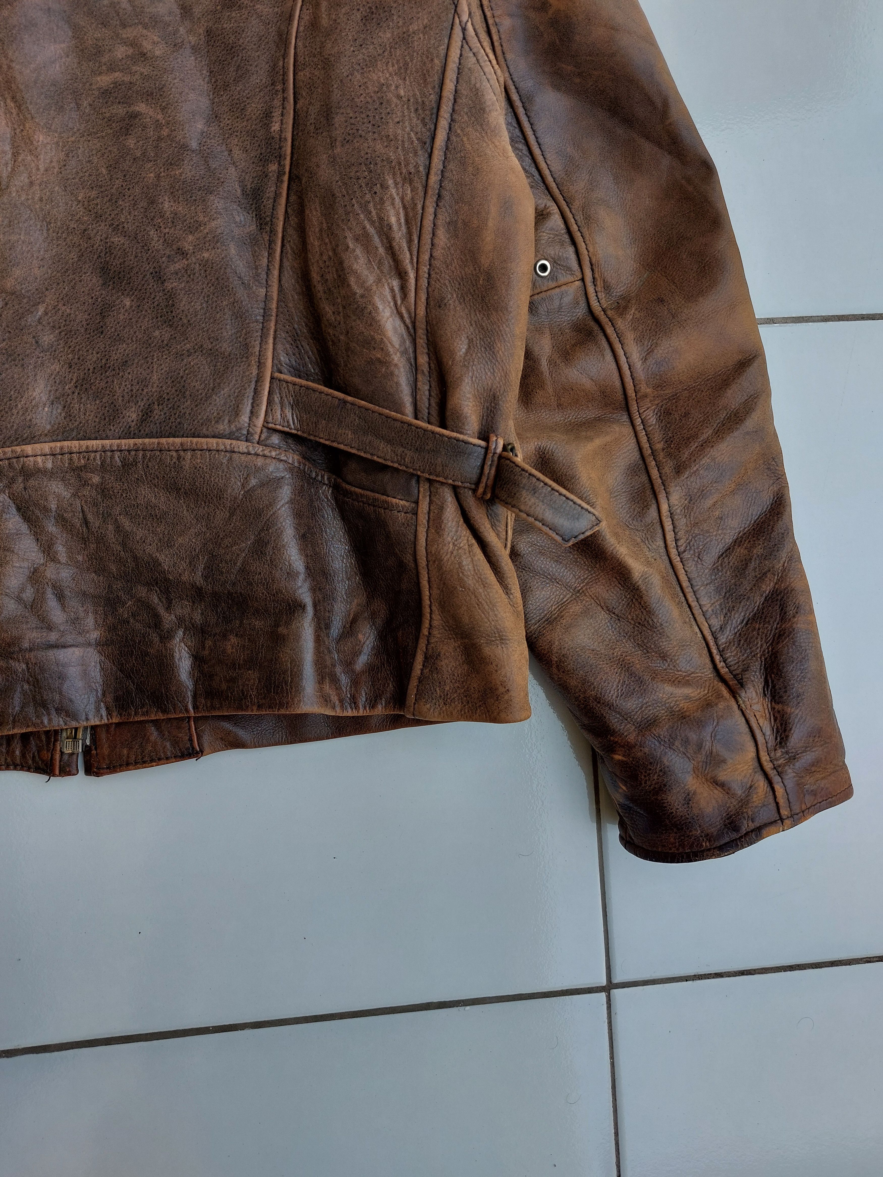 Vintage CONRAD VINTAGE HIGHWAYMAN CLASSIC LEATHER JACKET Size US L / EU 52-54 / 3 - 12 Thumbnail
