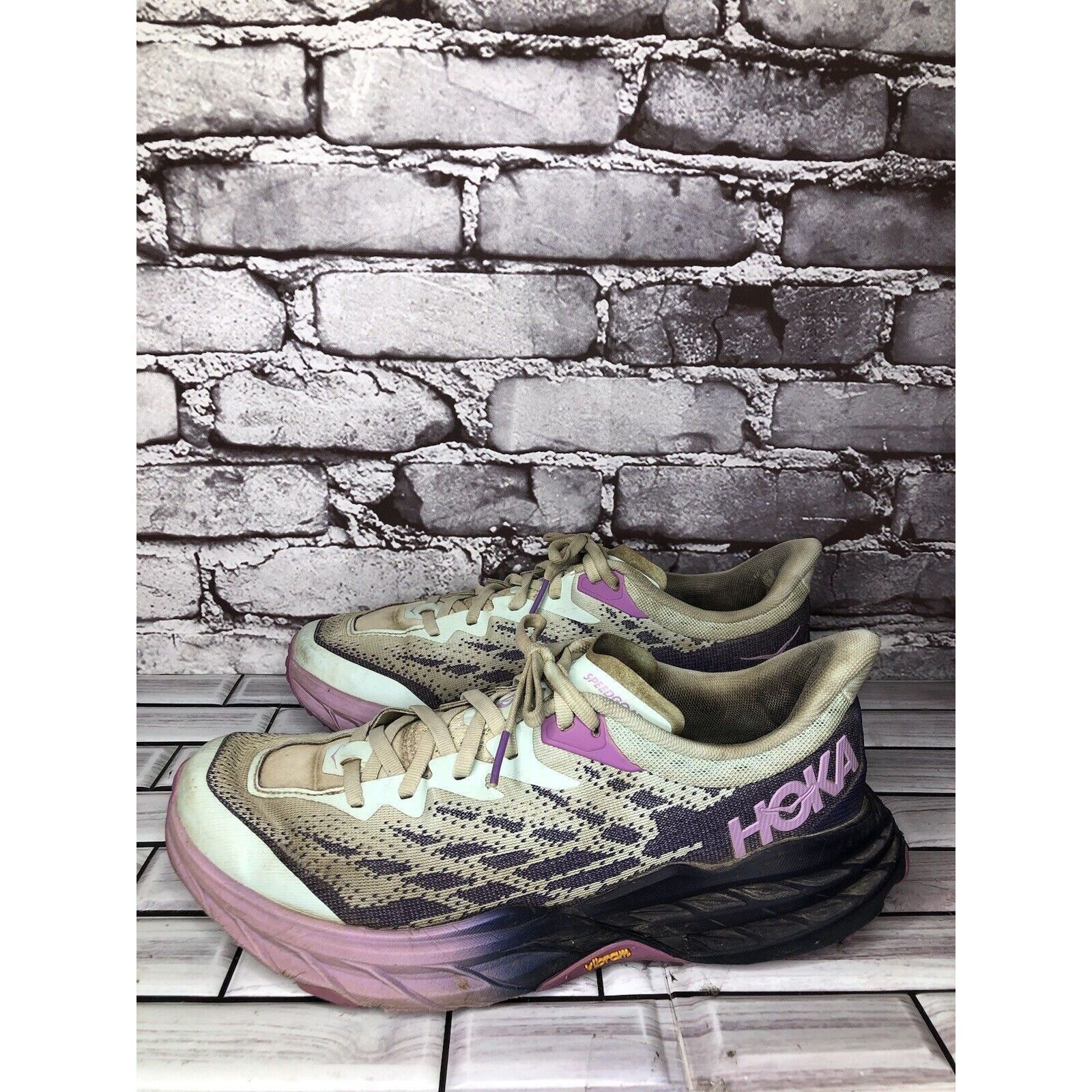 Hoka Hoka One One Speedgoat 5 Sunlit Ocean Lace Running Purple Vi Size US 9.5 / IT 39.5 - 1 Thumbnail