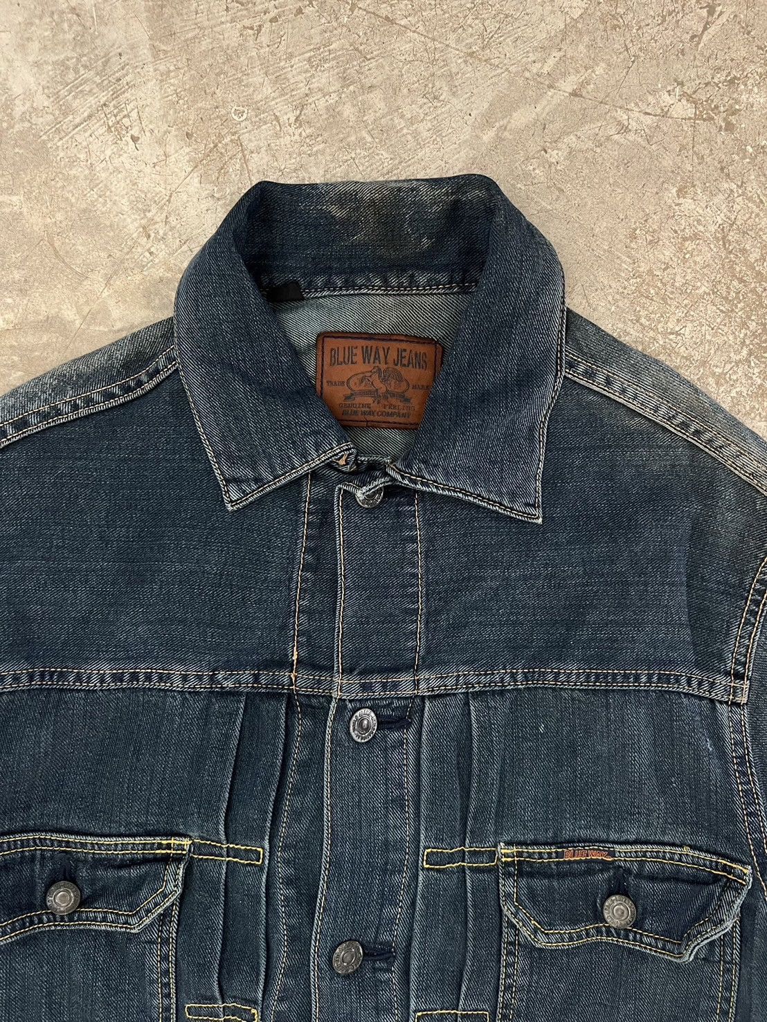 Vintage Vintage 90s Blue Way Denim Jackets Size US S / EU 44-46 / 1 - 5 Thumbnail