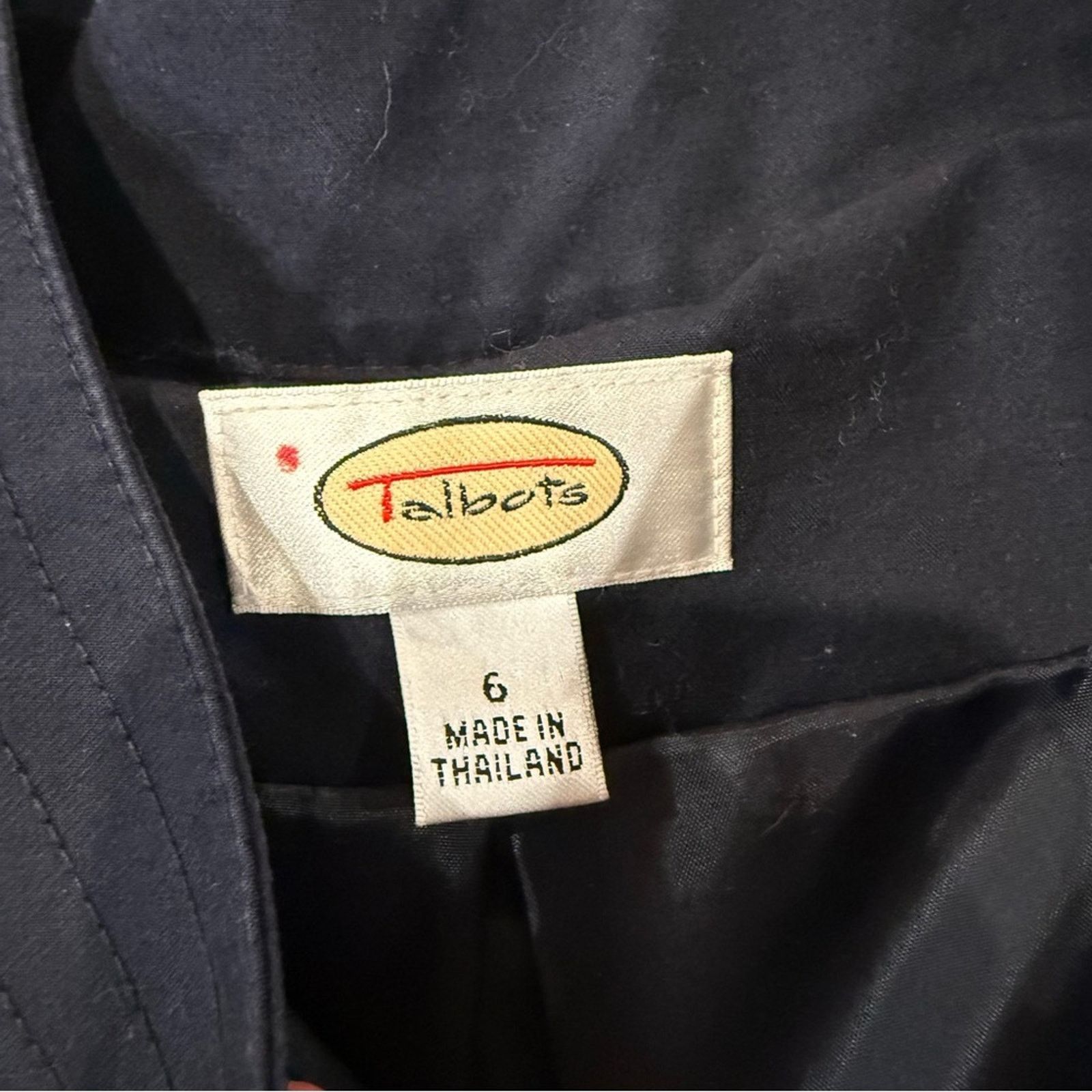 Talbots Talbots Button Front Blazer Jacket Womens 6 NavyBlue Size M / US 6-8 / IT 42-44 - 4 Thumbnail