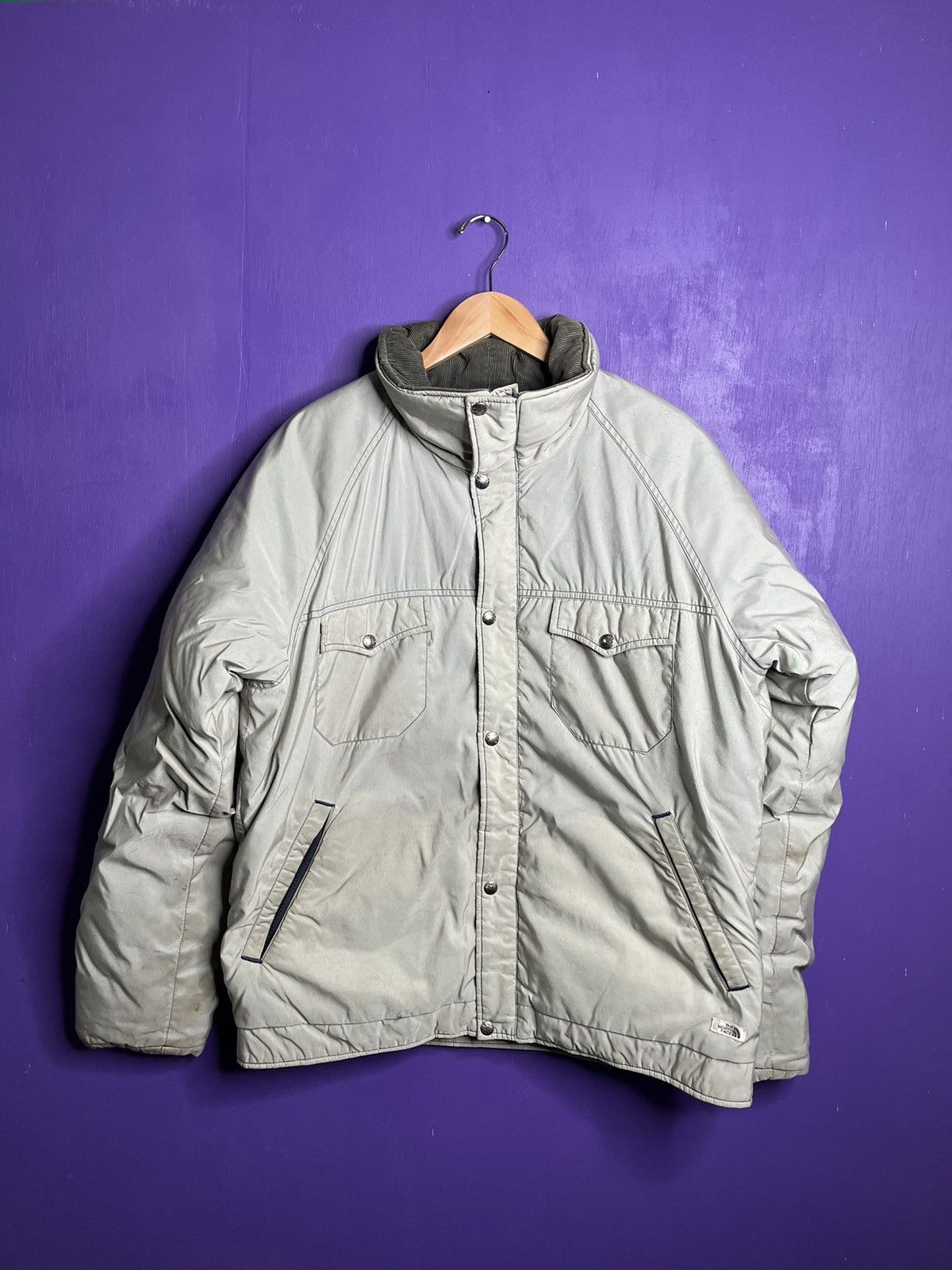 Vintage 80s The north face logo puffer jacket
