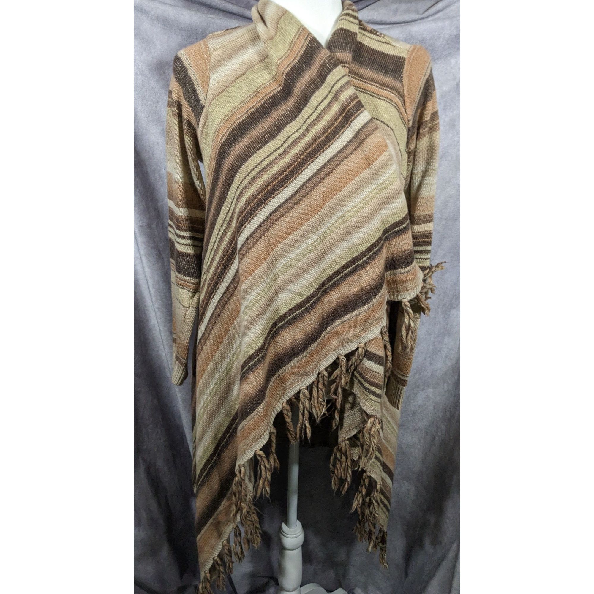 Other Natural Reflections Space-Dye Retro Bohemian Open Front Card Size M / US 6-8 / IT 42-44 - 11 Thumbnail