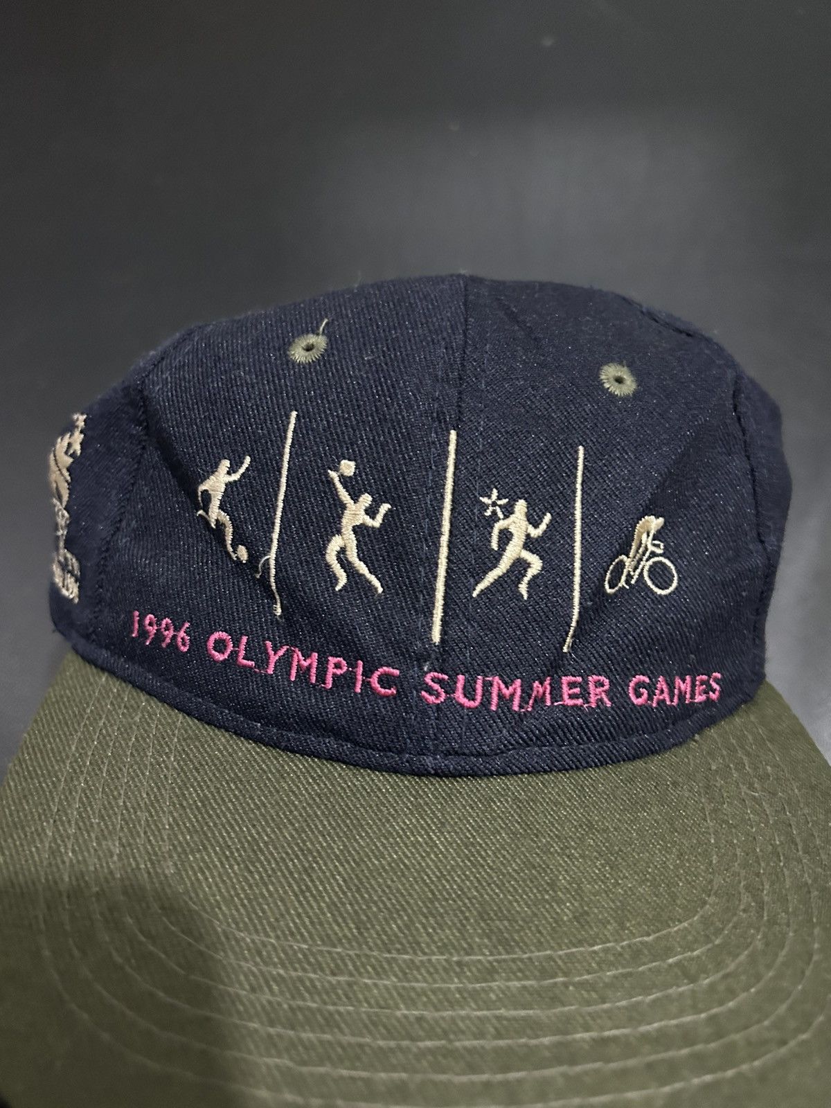 Champion × USA Olympics × Vintage Vintage Champion Atlanta 1996 Olympic Summer Games Hat Size ONE SIZE - 3 Thumbnail