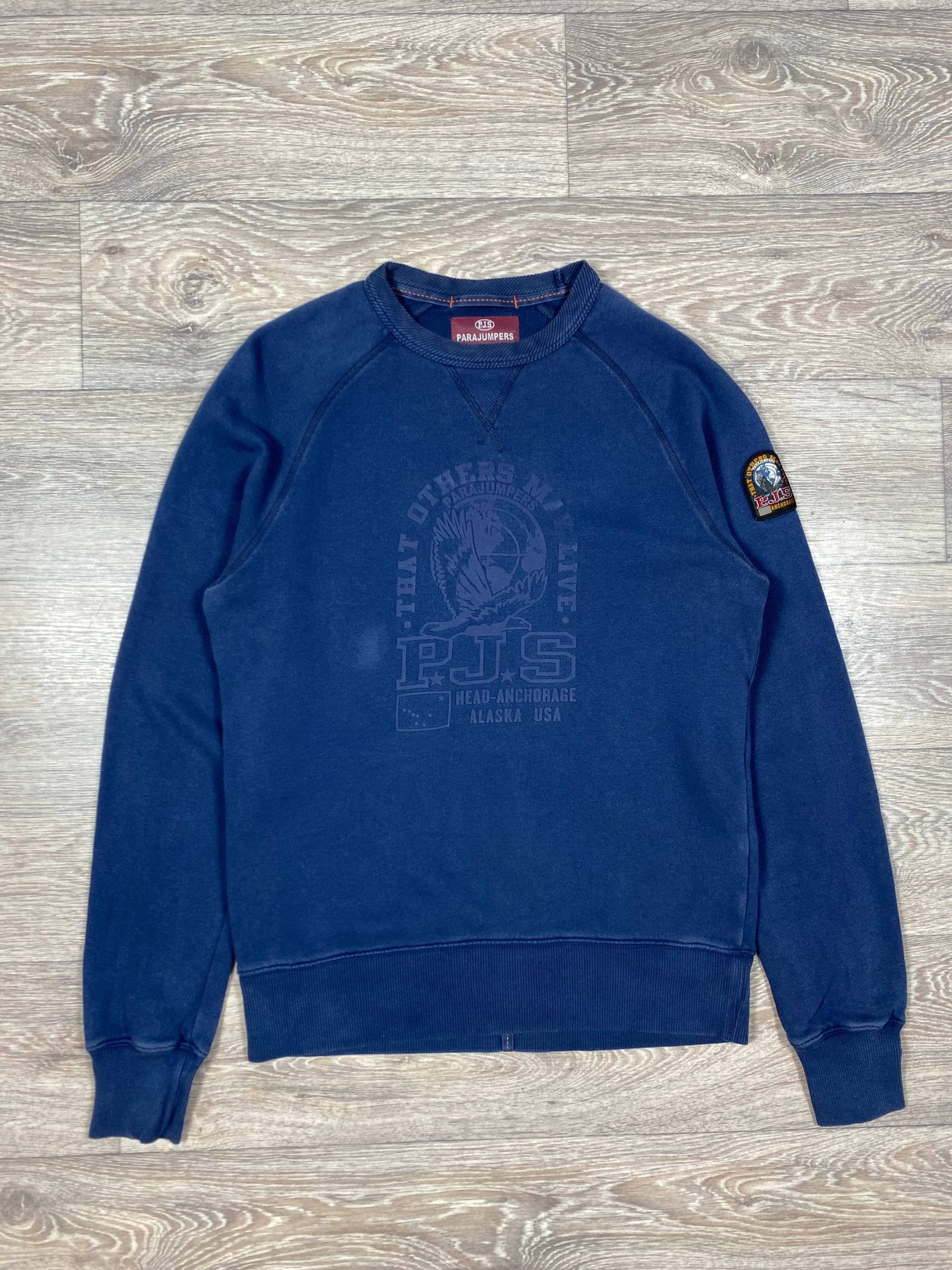 Parajumpers Parajumpers Caleb Sweatshirt Size S Blue Authentic Rrp £135 Size US S / EU 44-46 / 1 - 1 Thumbnail