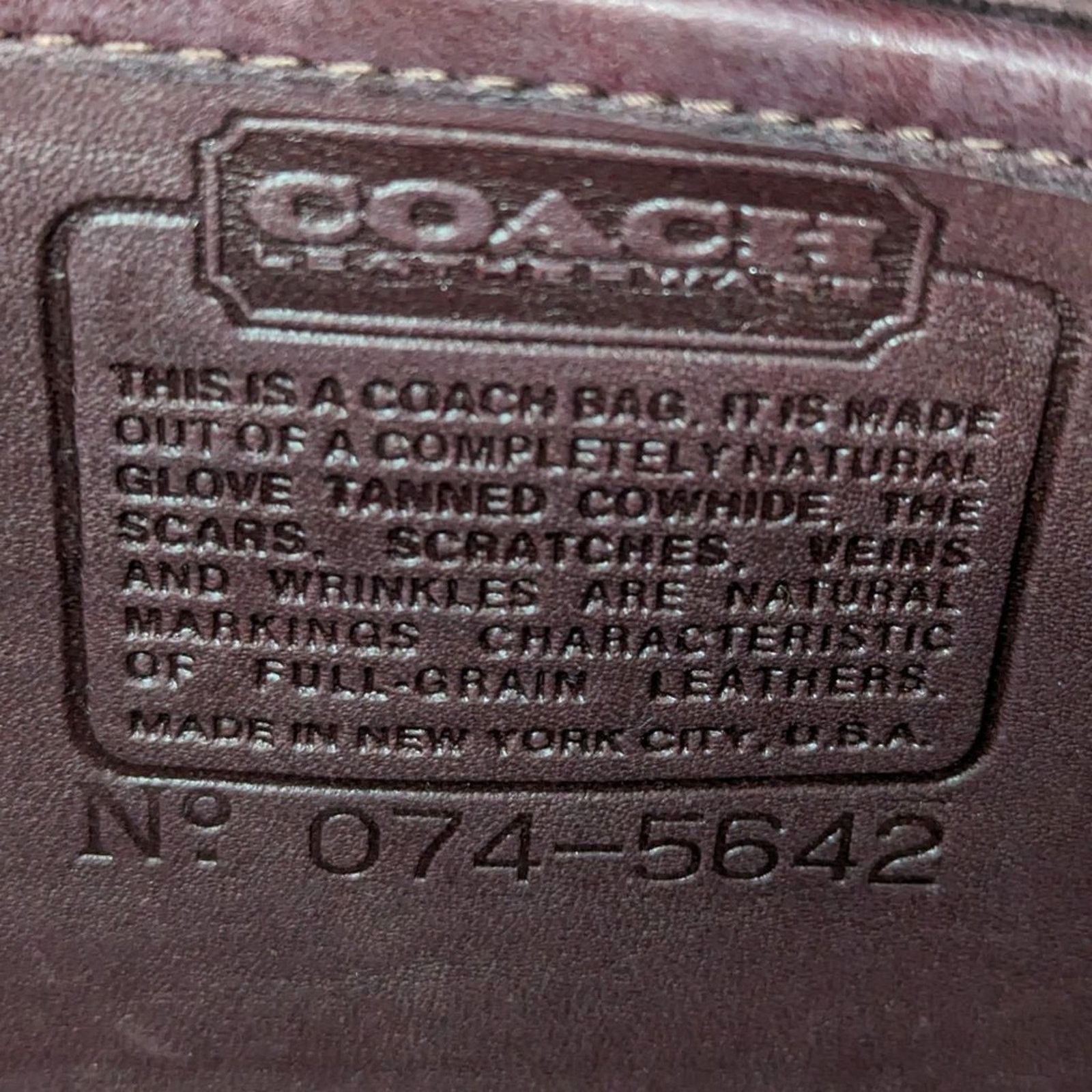 Coach Coach Vintage Embassy Briefcase Brown Leather Made in USA Size ONE SIZE - 7 Thumbnail