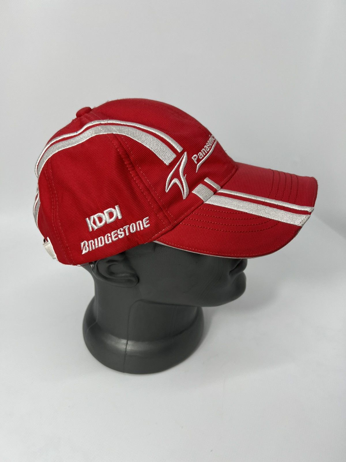 Vintage Vintage Panasonic Toyota Racing Logo Cap Grand Prix Rare Size ONE SIZE - 8 Thumbnail