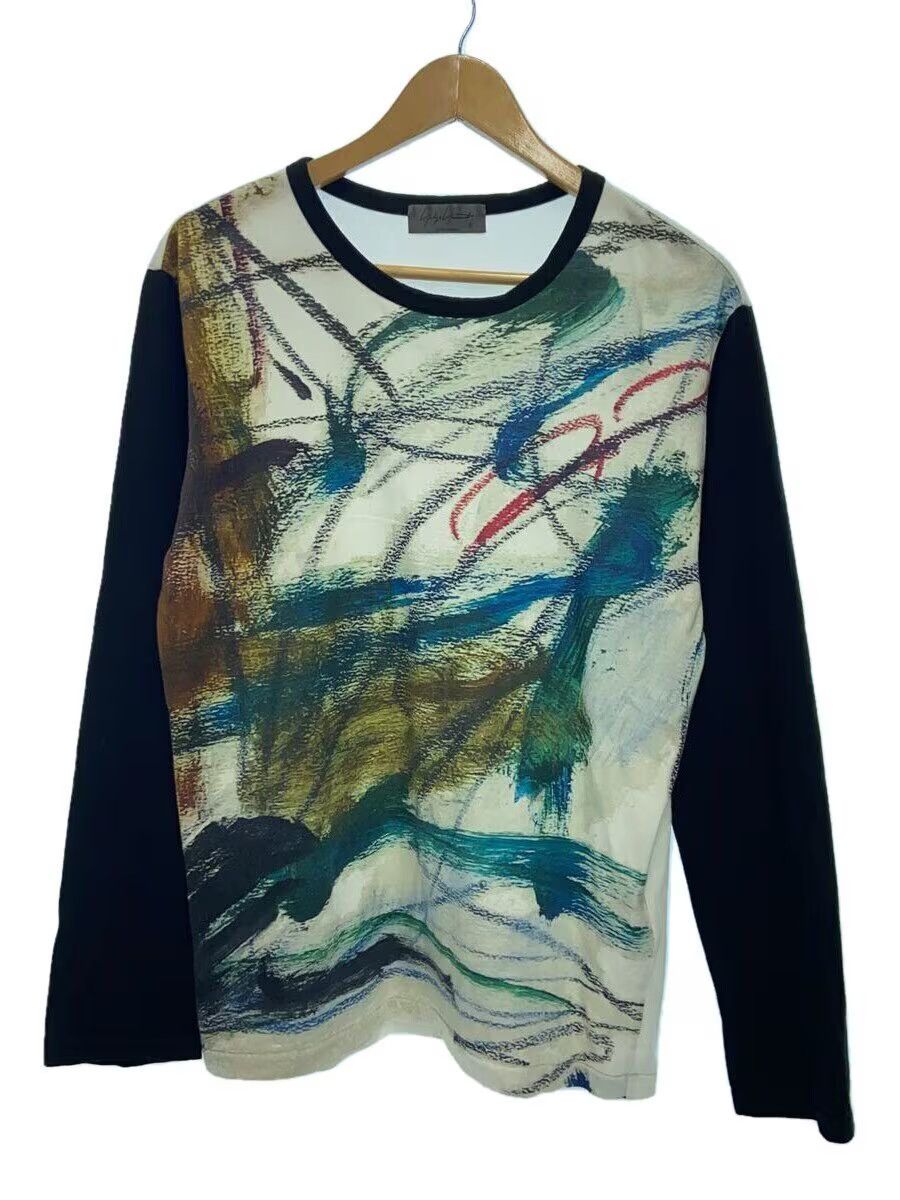 Yohji Yamamoto Pour Homme Yuuka Asuka Long Sleeve Tee Size US L / EU 52-54 / 3 - 1 Thumbnail